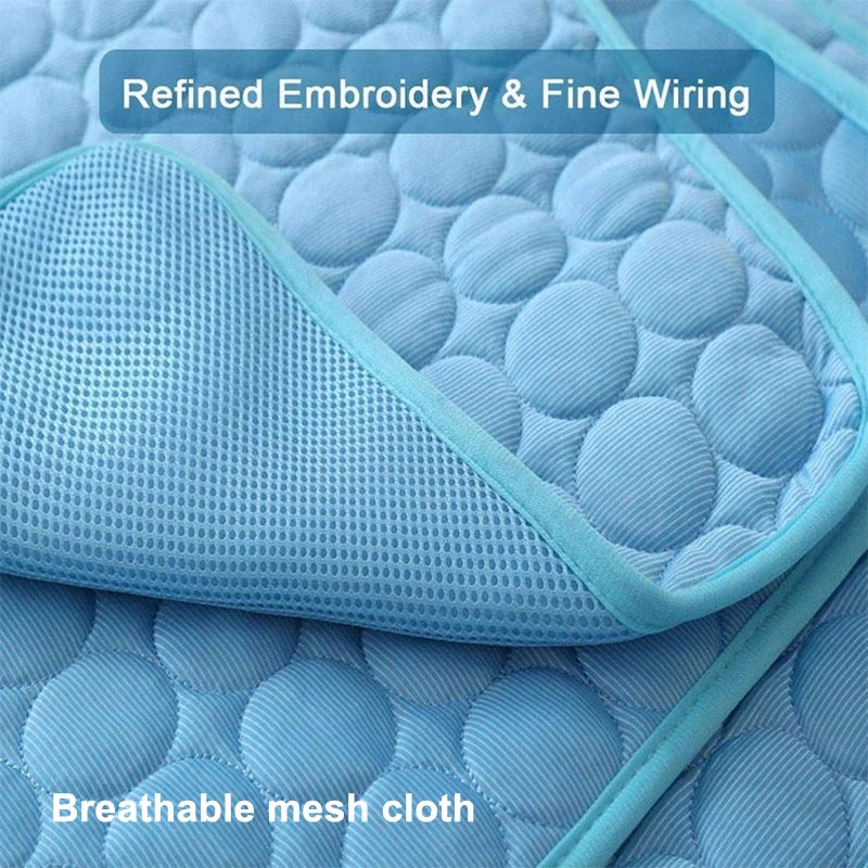 Cooling Summer Dog Mat - Breathable & Washable