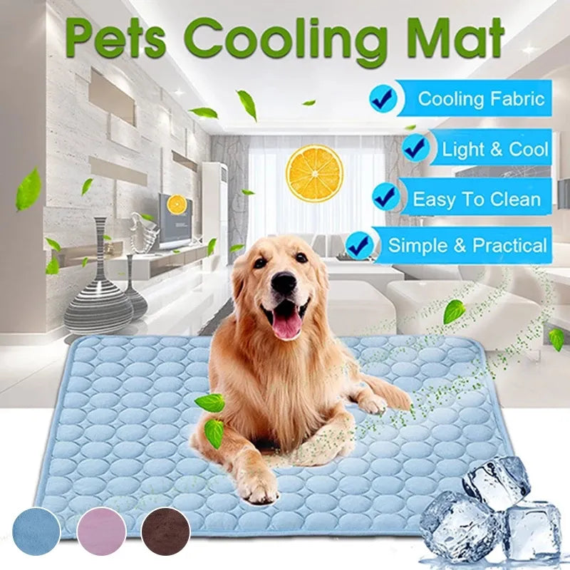 Cooling Summer Dog Mat - Breathable & Washable