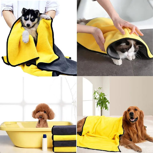 Quick-Dry Pet Towel - Absorbent & Soft